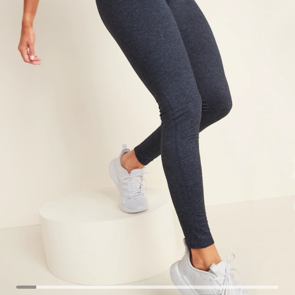 Old Navy High-Waisted Elevate CozeCore Leggings Small Tall